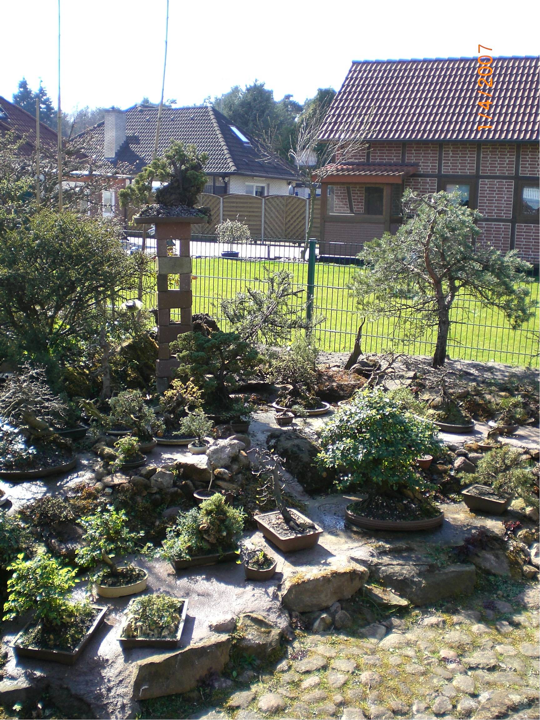 Ausschnitt aus der terrassierten Stellfläche